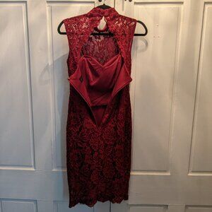 Betsy & Adam lace bodycon cocktail dress, excellent condition